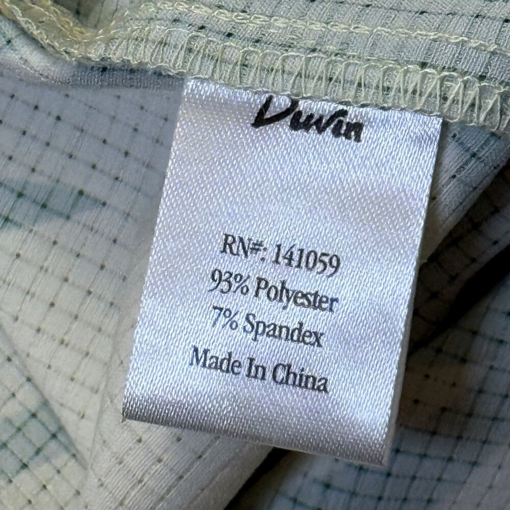 Duvin Design Paradise Leisure Stretch Button-Up Shirt M - Picture 7 of 8